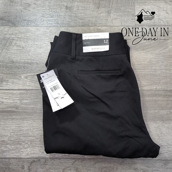 Rafaella The Curvy Boot High Rise Pants Size 12 - Picture 6 of 6